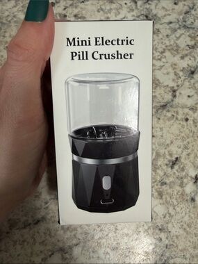 Mini Electric Pill Crusher - Black